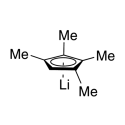 Lithium tetramethylcyclopentadienide Chemical Structure
